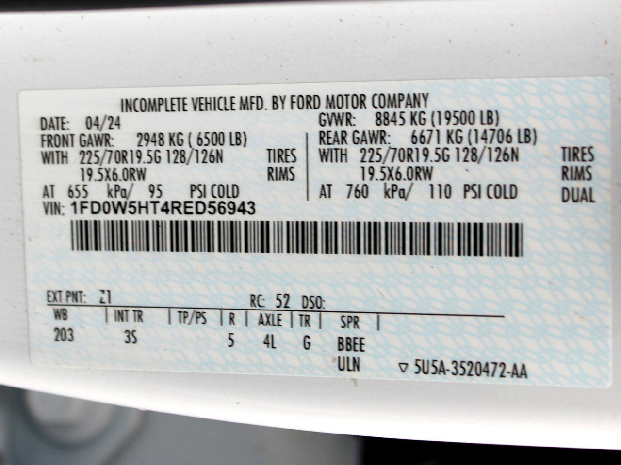 Used 2024 Ford F550 4x4 Crew Cab Super Duty w/ XLT Value Package image 42