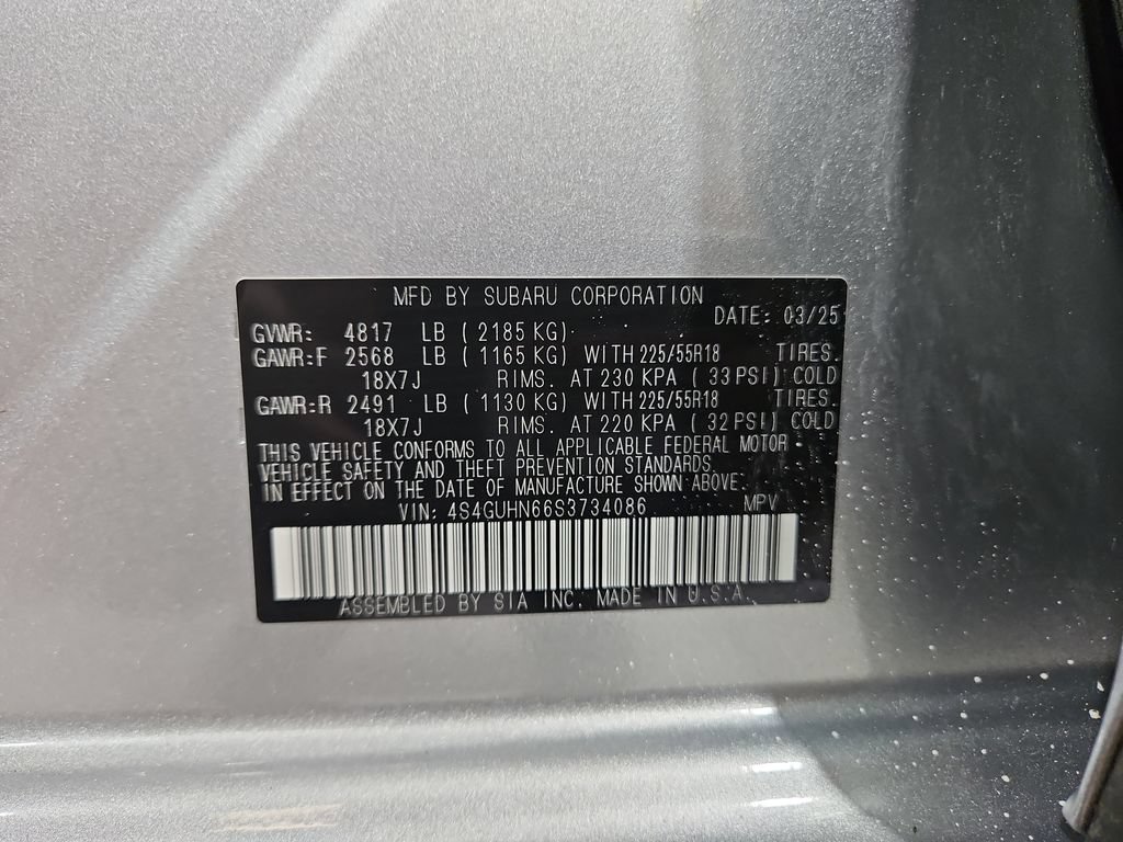 Certified 2025 Subaru Crosstrek 2.5i Limited w/ Popular Package #4A AWD/4WD image 31
