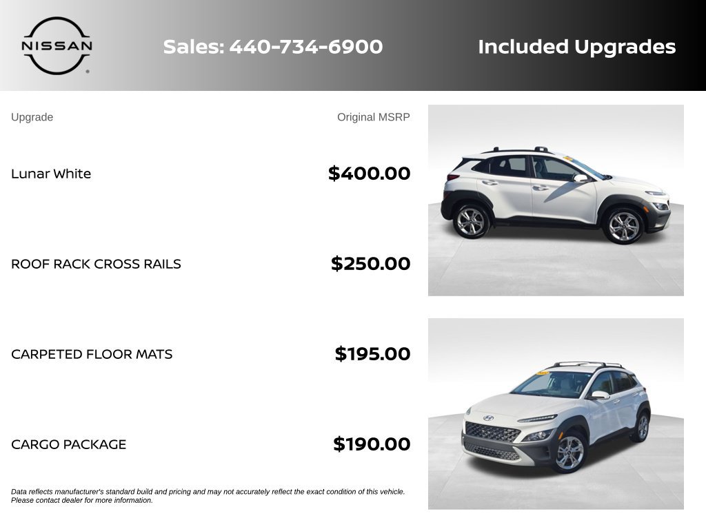 Used 2022 Hyundai Kona SEL w/ Cargo Package AWD/4WD image 6