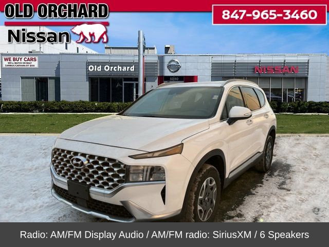 Used 2022 Hyundai Santa Fe Blue image 1