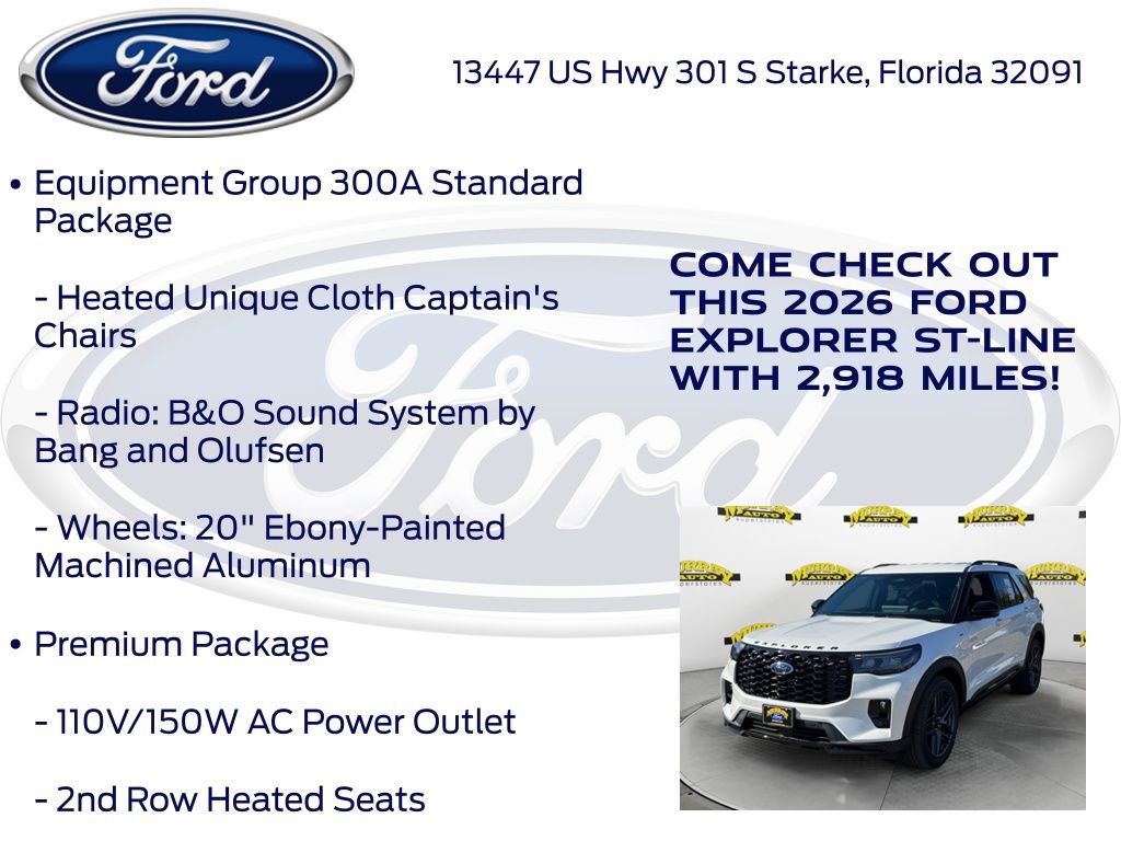 New 2026 Ford Explorer ST-Line w/ ST-Line Street Pack image 15