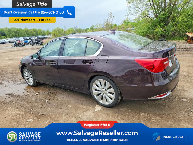 Used 2014 Acura RLX Hybrid w/ Technology Package AWD/4WD image 3