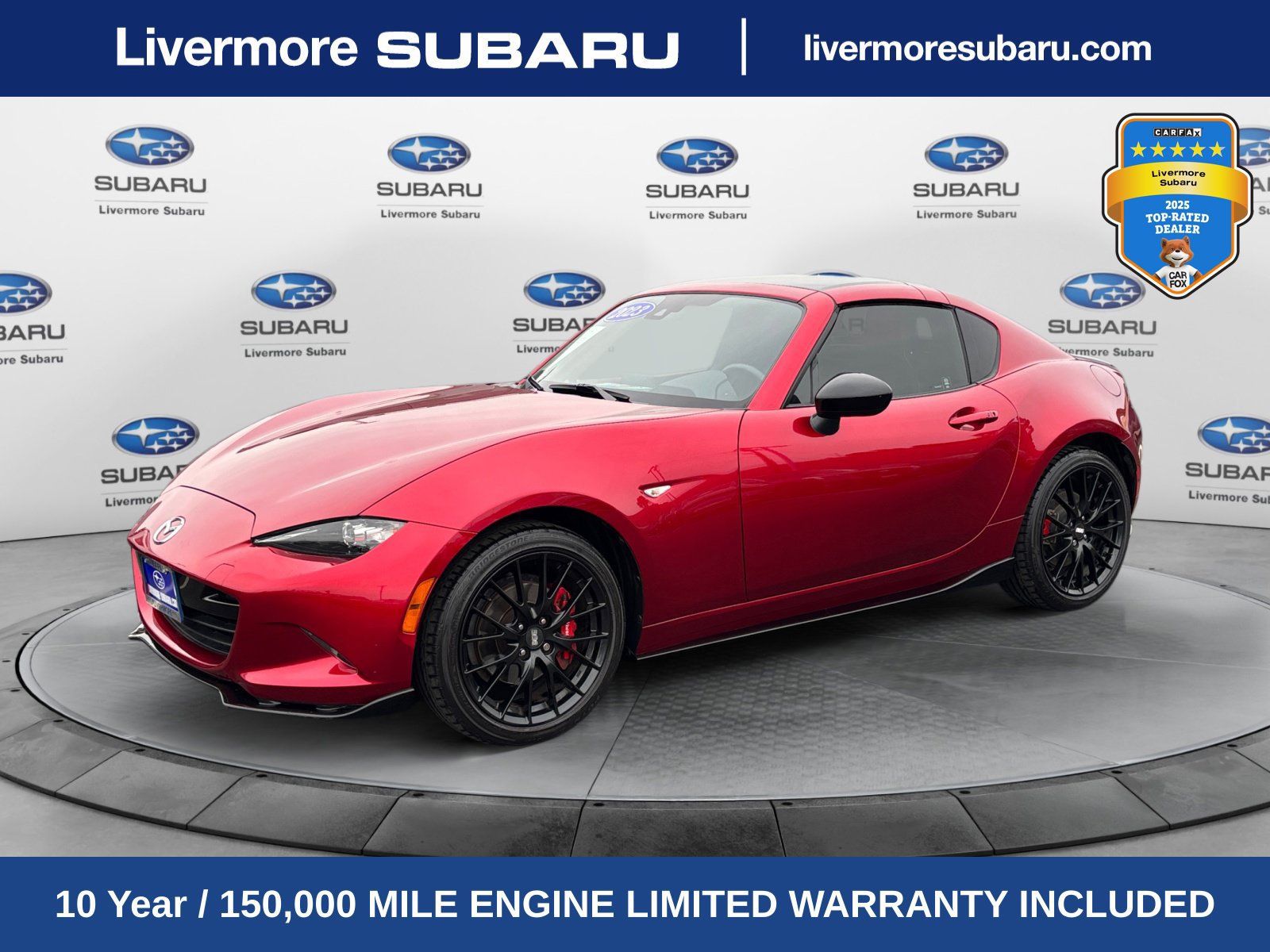 Used 2023 MAZDA MX-5 Miata Club w/ Weather Package RWD image 1