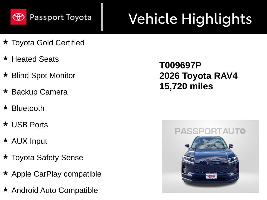 Certified 2026 Toyota RAV4 XLE Premium AWD/4WD image 13