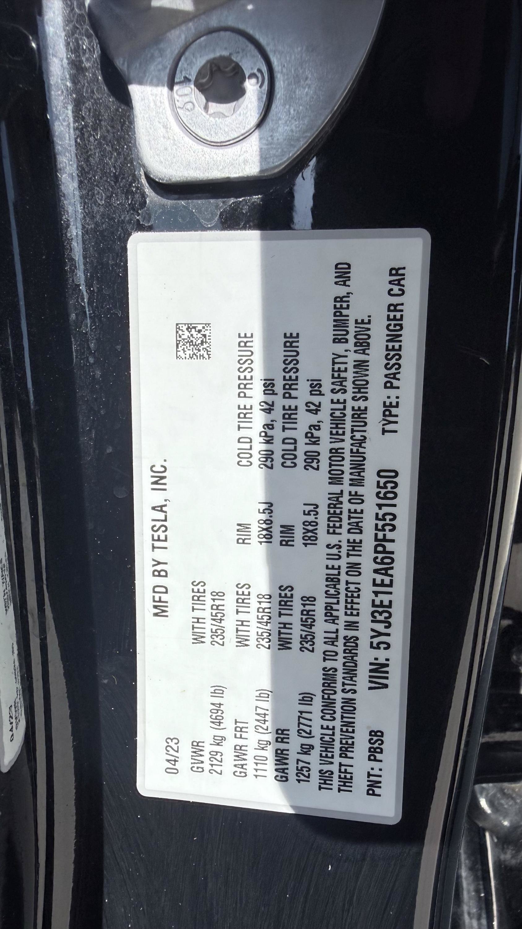 Used 2023 Tesla Model 3 Standard Range RWD image 22