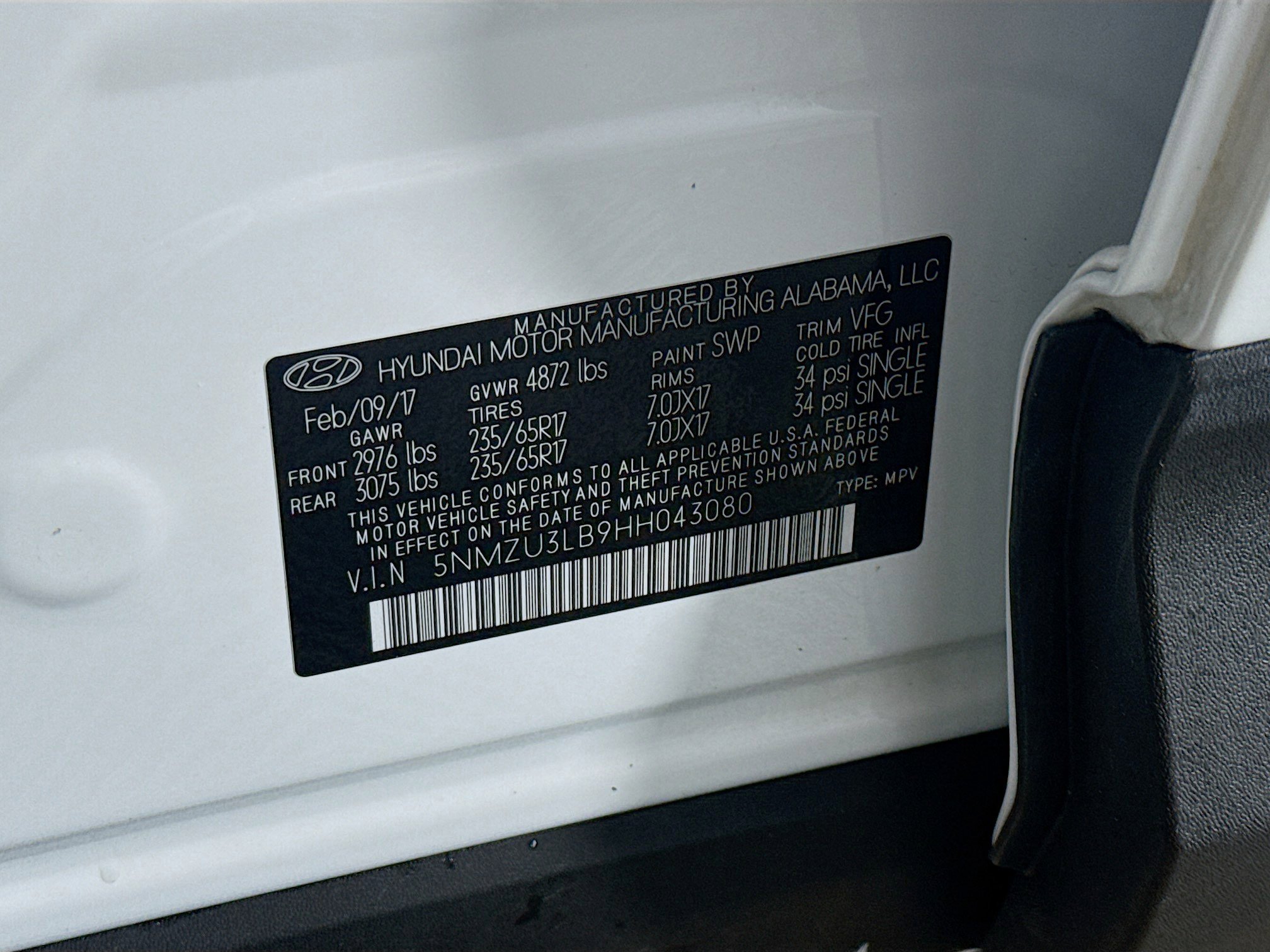 Used 2017 Hyundai Santa Fe Sport image 39