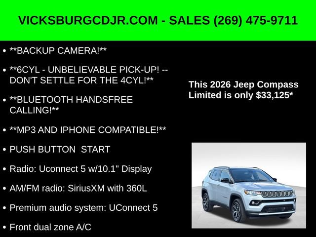 New 2026 Jeep Compass Limited image 5