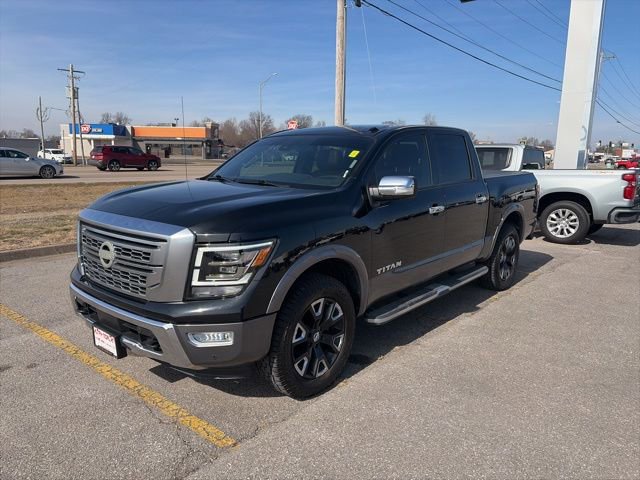 Used 2021 Nissan Titan Platinum Reserve w/ Moonroof Package AWD/4WD image 2