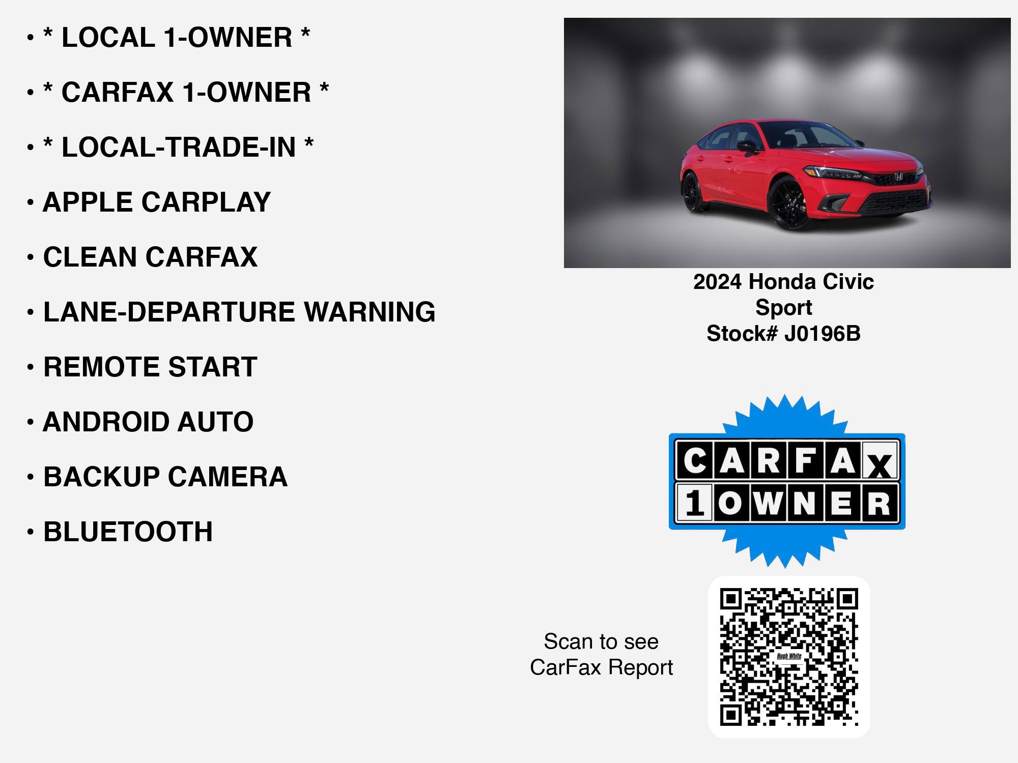 Used 2024 Honda Civic Sport image 7