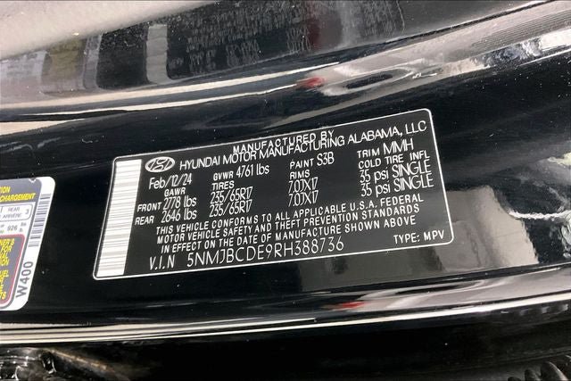 Certified 2024 Hyundai Tucson SEL AWD/4WD image 32