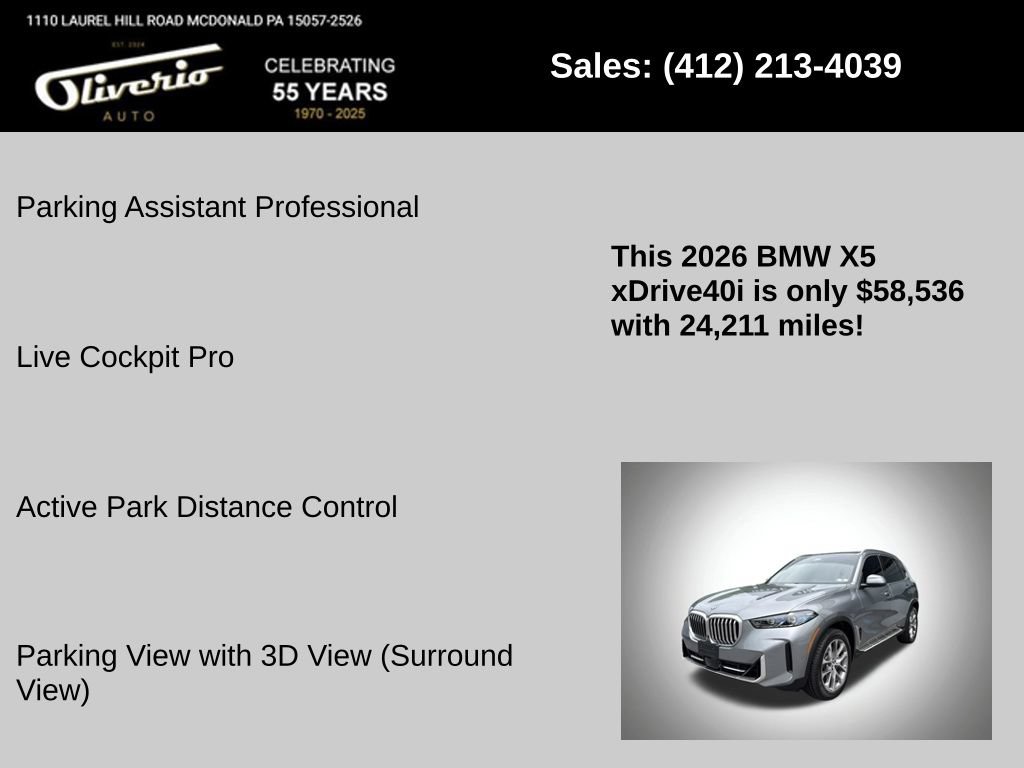 Used 2026 BMW X5 xDrive40i AWD/4WD image 16
