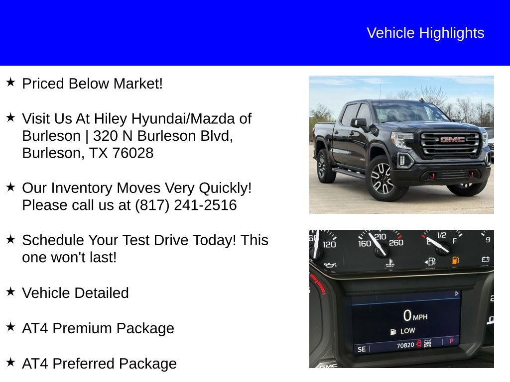 Used 2021 GMC Sierra 1500 AT4 image 9