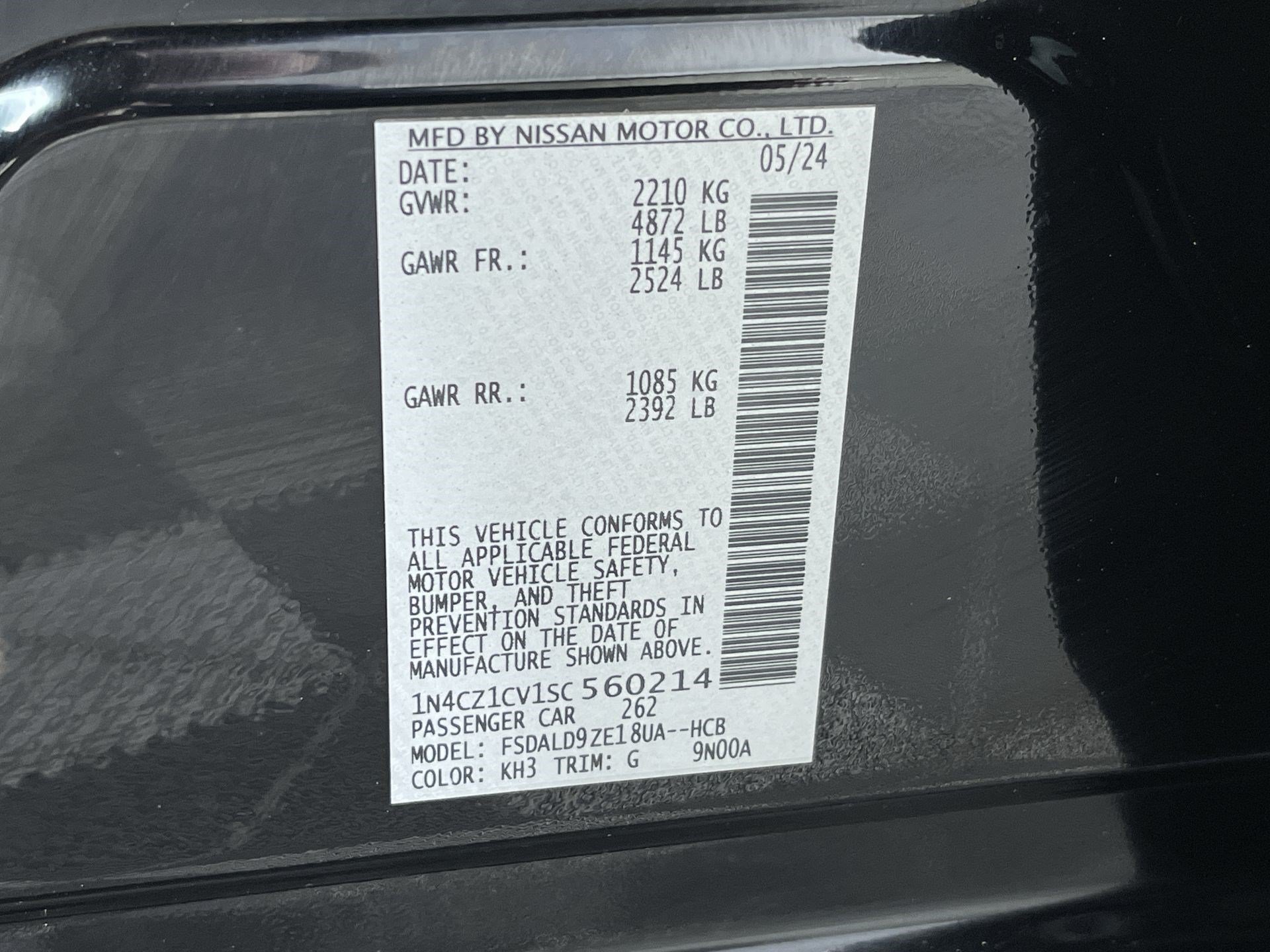 Certified 2025 Nissan Leaf SV Plus FWD image 12