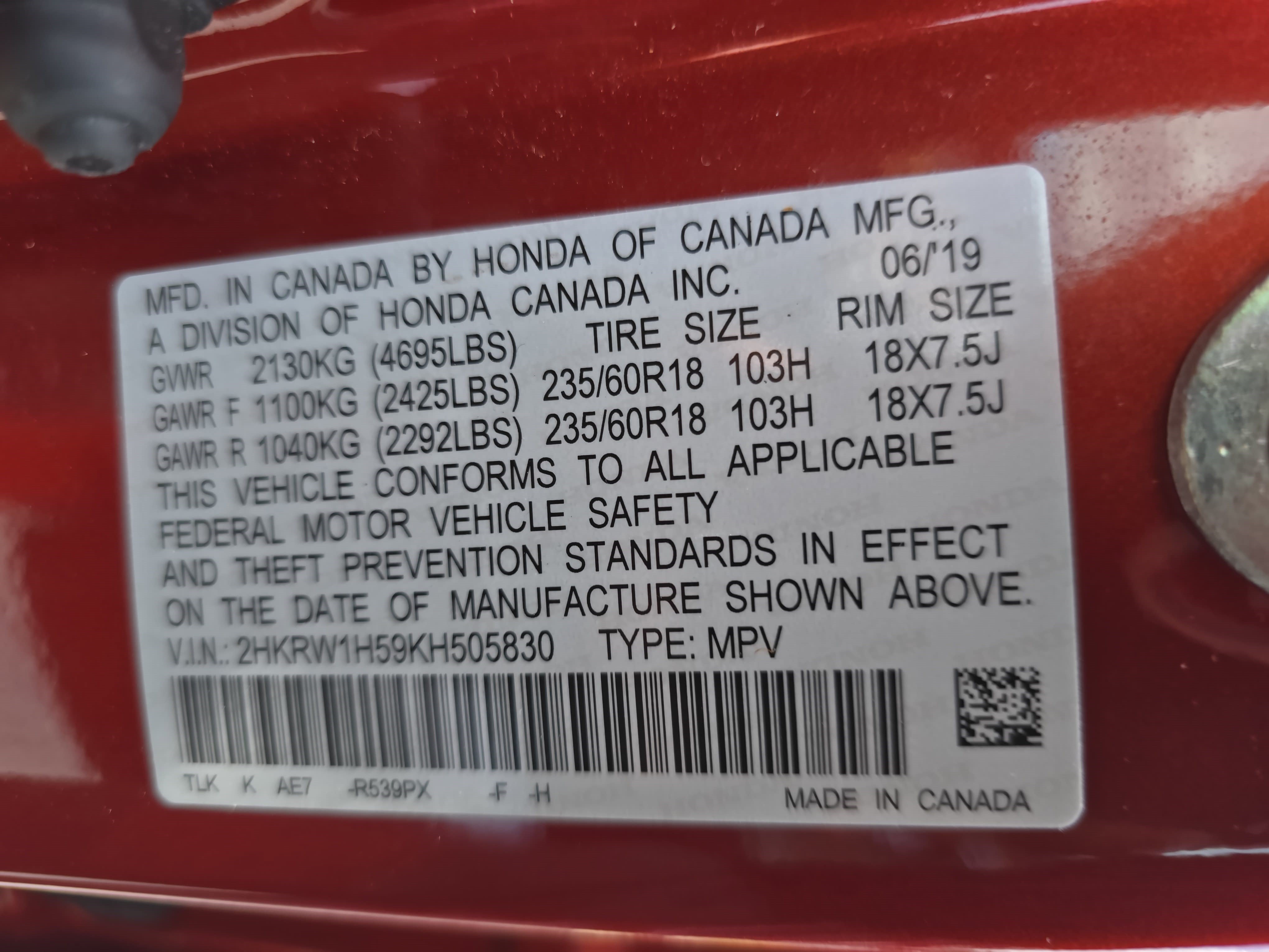 Used 2019 Honda CR-V EX image 34