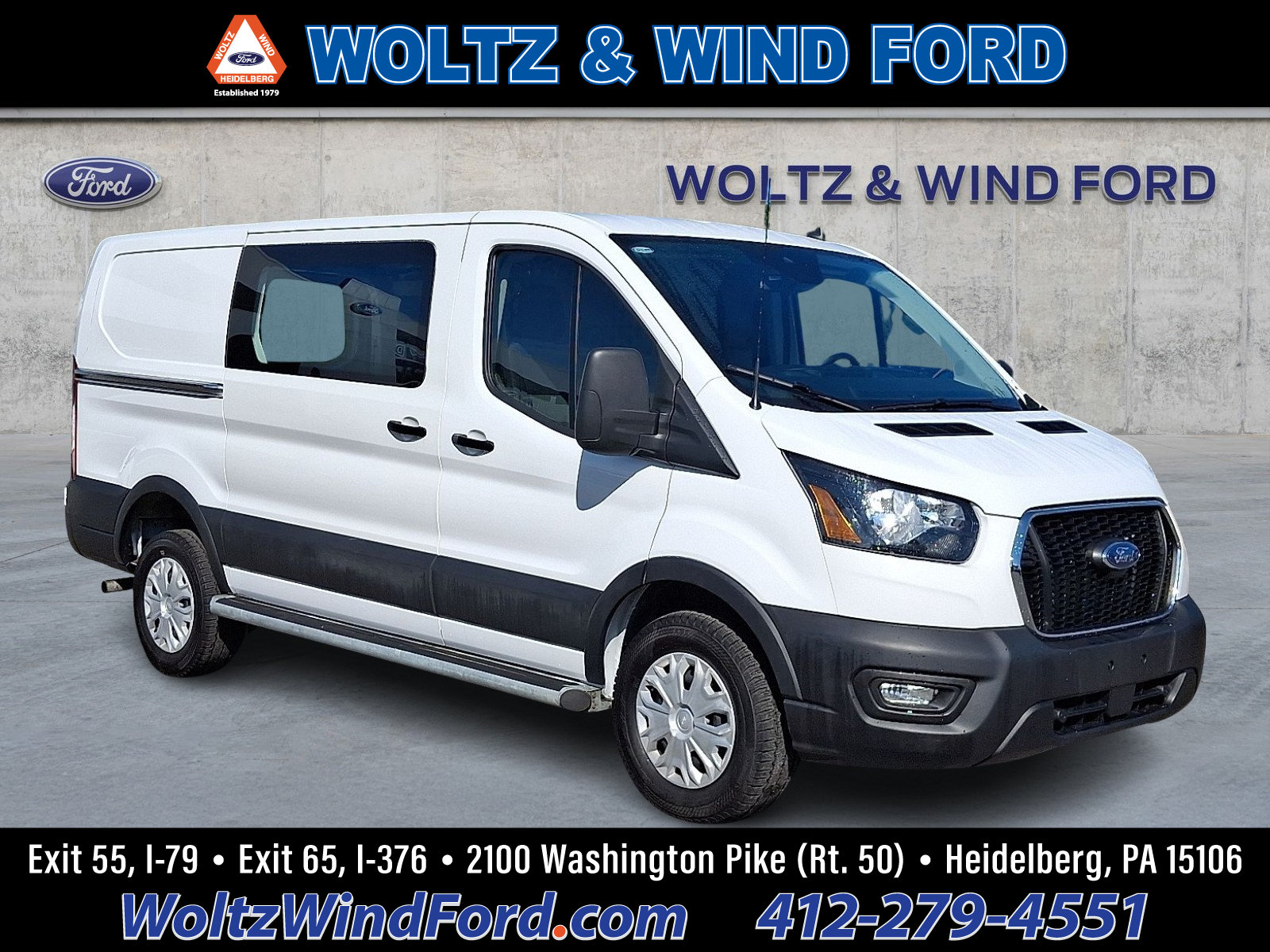 Used 2025 Ford Transit 250 Low Roof w/ Exterior Upgrade Package RWD image 1