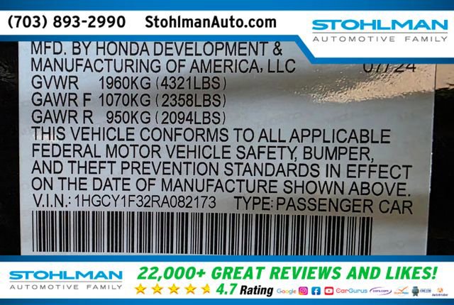 Used 2024 Honda Accord EX image 39