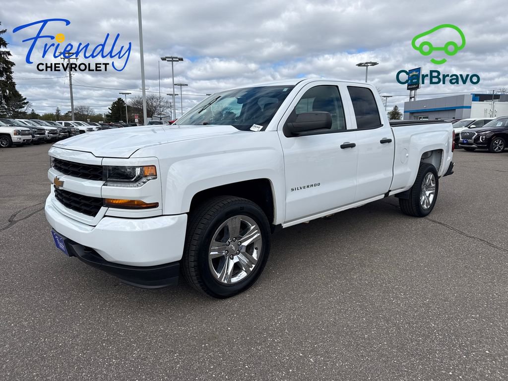 Certified 2018 Chevrolet Silverado 1500 Custom w/ Trailering Package AWD/4WD image 1
