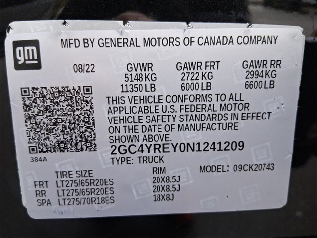 Used 2022 Chevrolet Silverado 2500 High Country w/ Z71 Off-Road Package image 18