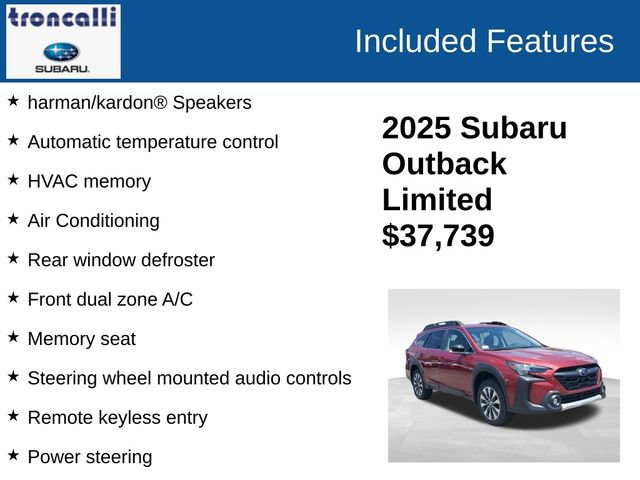 Used 2025 Subaru Outback Limited w/ Popular Package #2 image 4