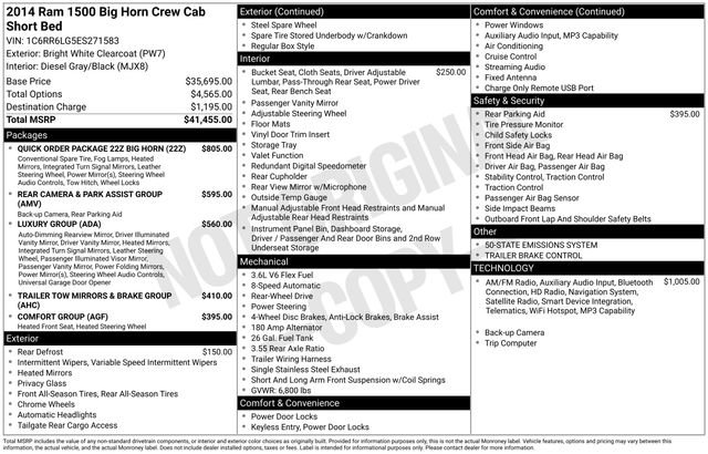 Used 2014 RAM 1500 Big Horn image 21