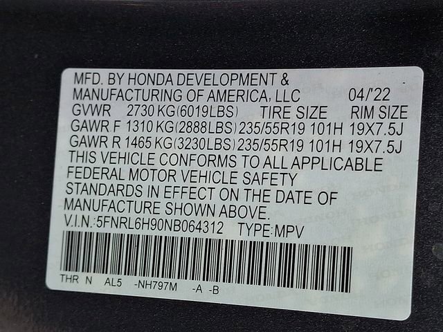 Used 2022 Honda Odyssey Elite image 30