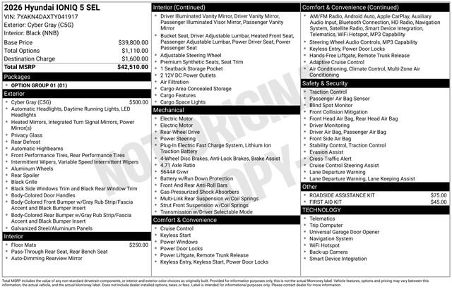 New 2026 Hyundai Ioniq 5 SEL image 18