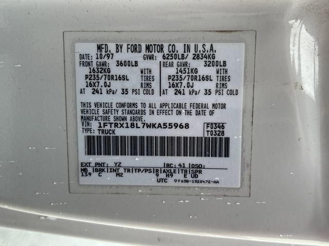 Used 1998 Ford F150 XLT image 16