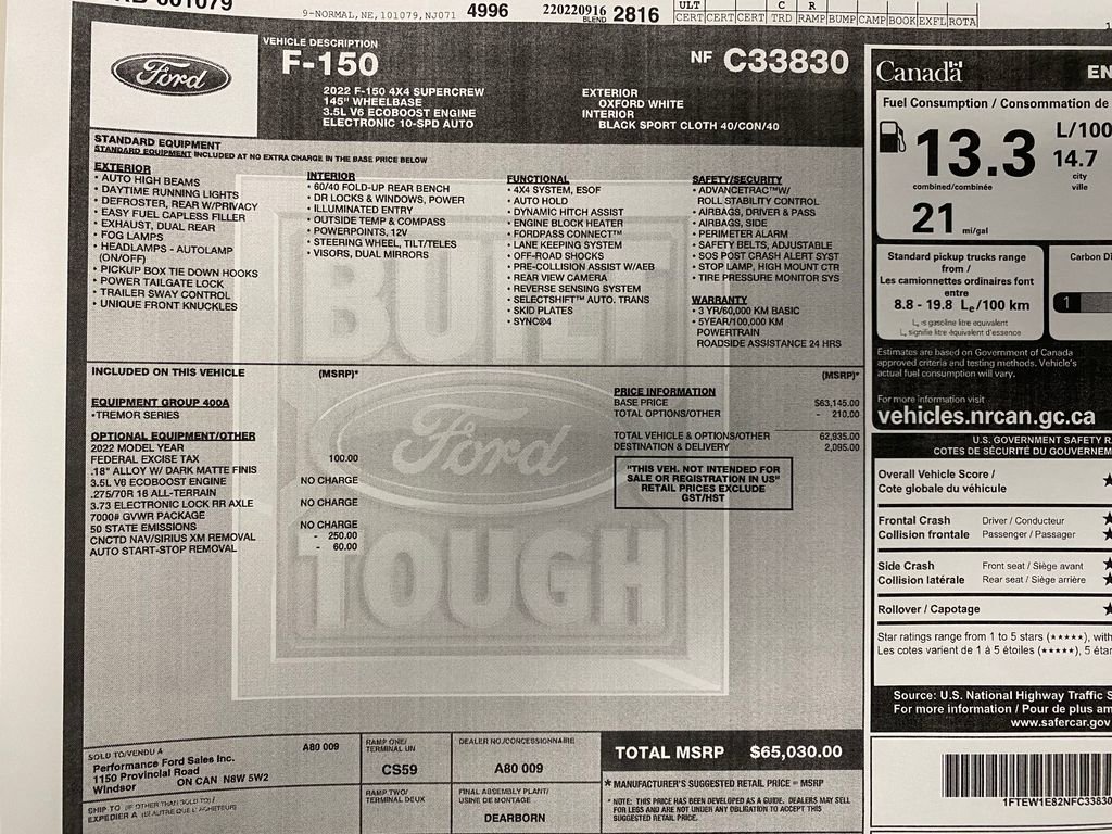 Used 2022 Ford F150 Tremor image 33