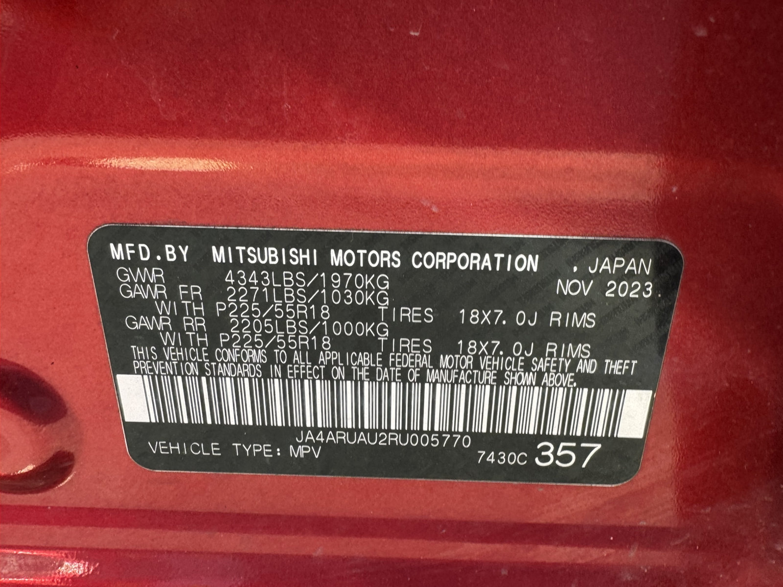 Used 2024 Mitsubishi Outlander Sport SE AWD/4WD image 33