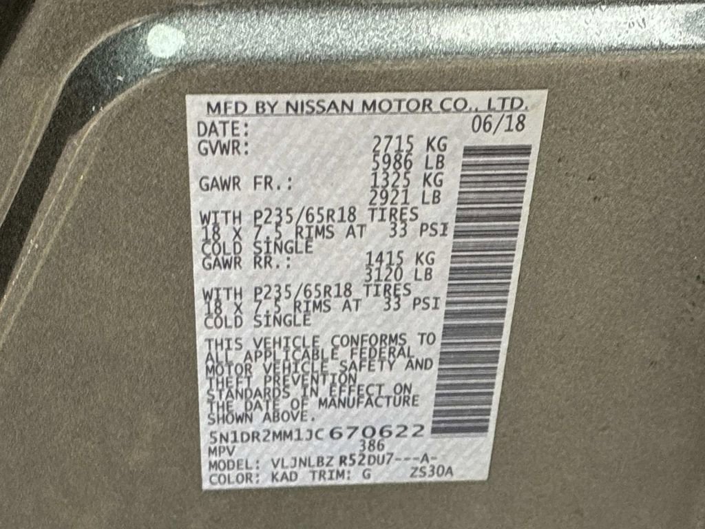 Used 2018 Nissan Pathfinder S image 23