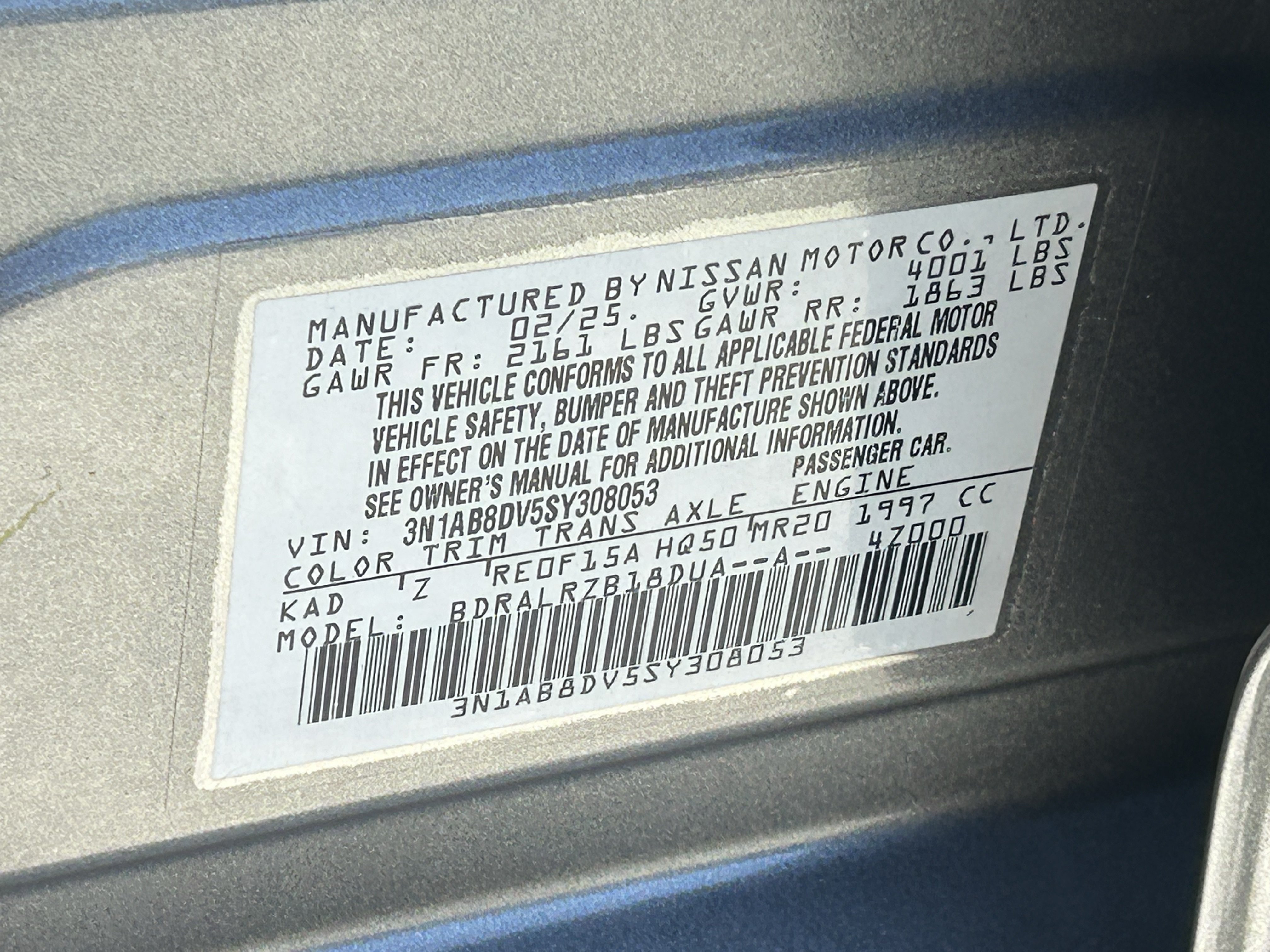 Used 2025 Nissan Sentra SR FWD image 31