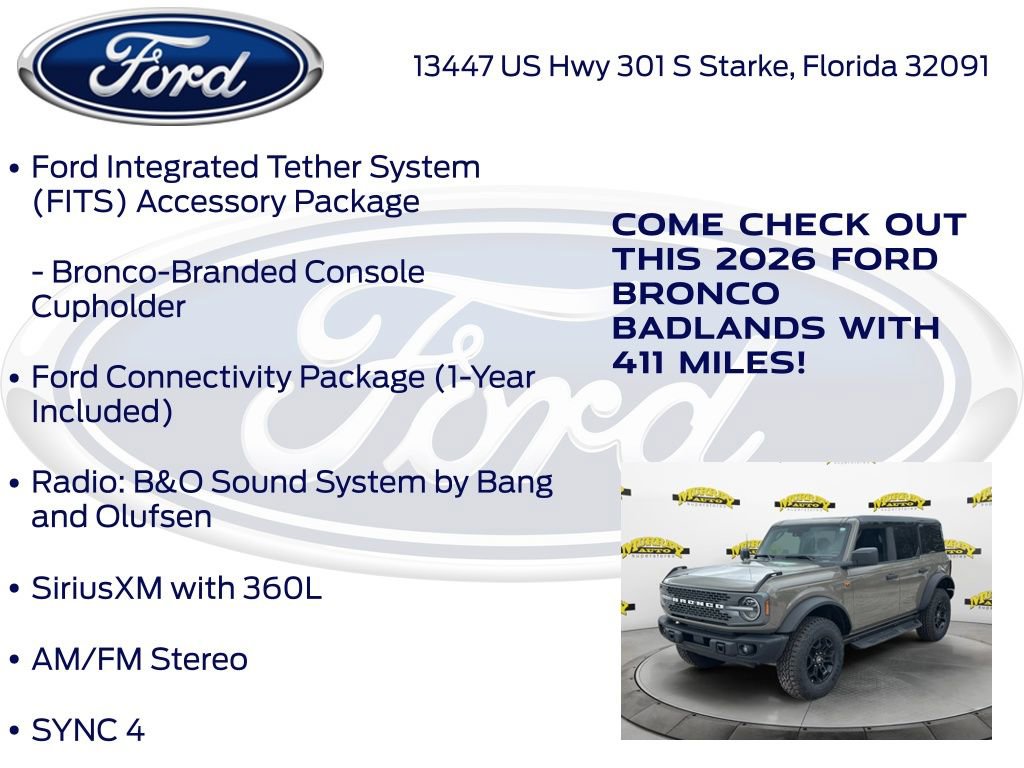 New 2026 Ford Bronco Badlands AWD/4WD image 30
