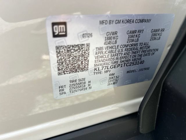 New 2026 Chevrolet Trax RS w/ Sunroof Package FWD image 33