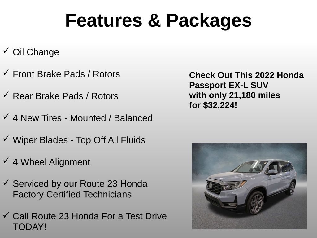 Certified 2022 Honda Passport EX-L image 4