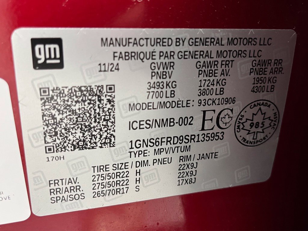 Used 2025 Chevrolet Suburban Premier AWD/4WD image 62