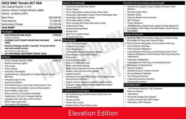 Used 2023 GMC Terrain SLT w/ Elevation Edition image 5