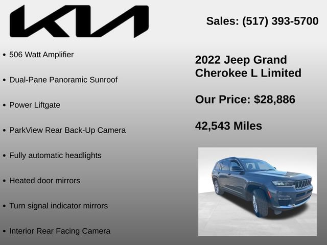 Used 2022 Jeep Grand Cherokee L Limited image 10
