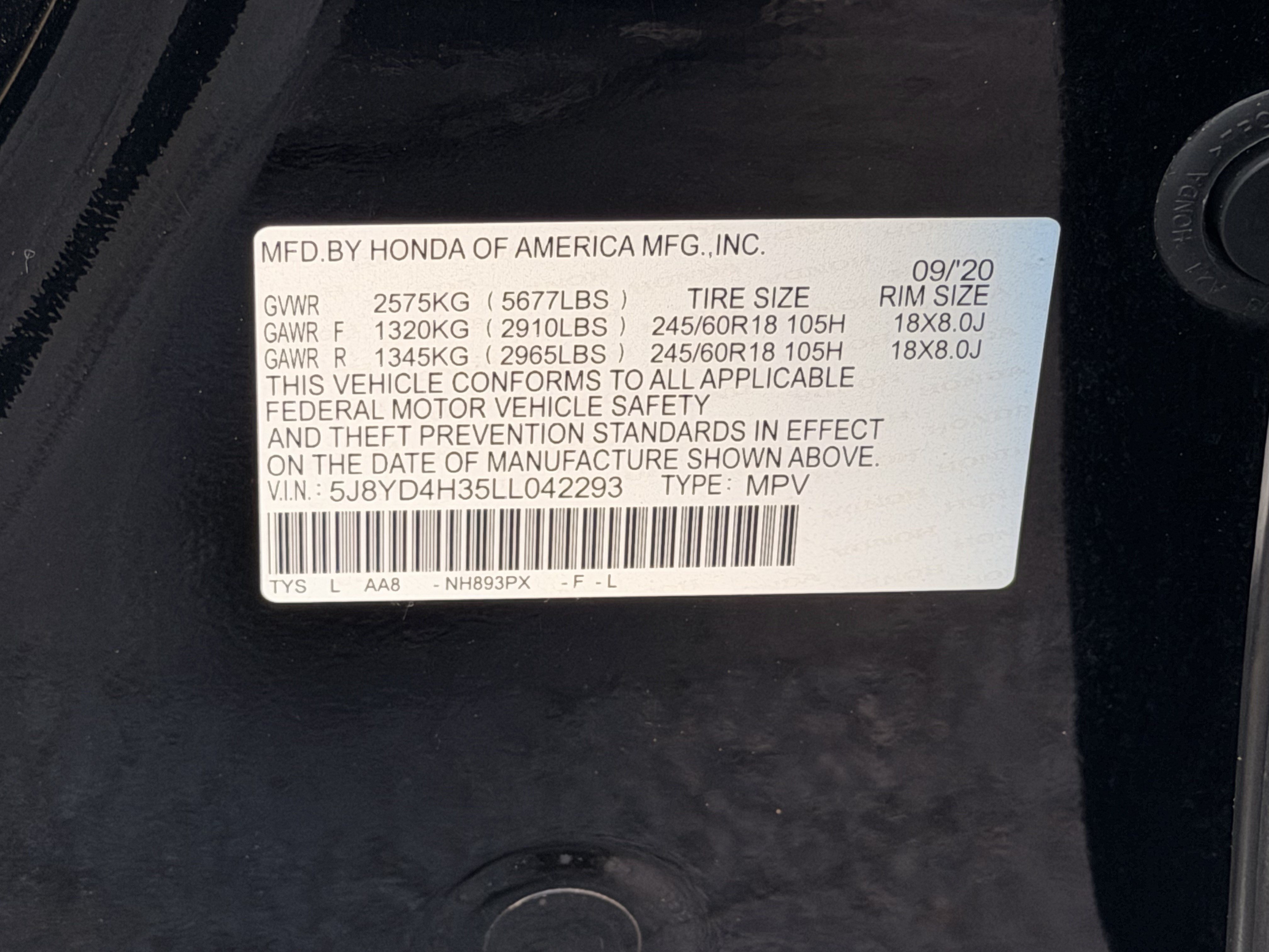 Used 2020 Acura MDX SH-AWD image 21