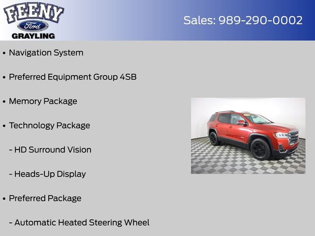 Used 2021 GMC Acadia AT4 w/ Technology Package image 8
