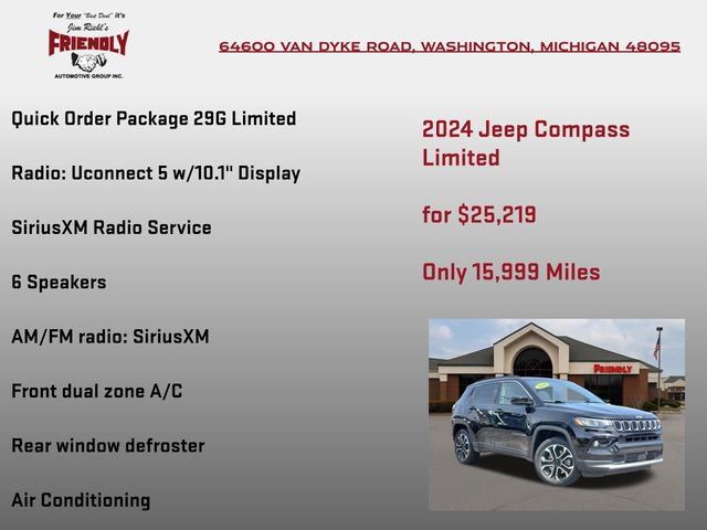 Used 2024 Jeep Compass Limited AWD/4WD image 5