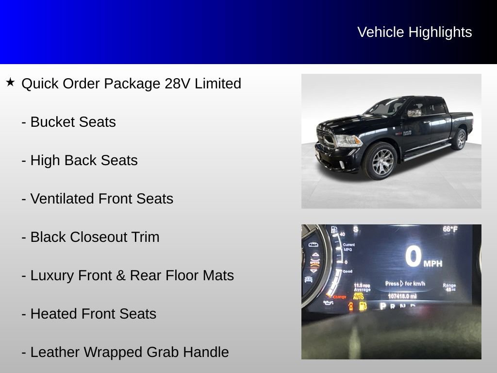 Used 2018 RAM 1500 Limited AWD/4WD image 8