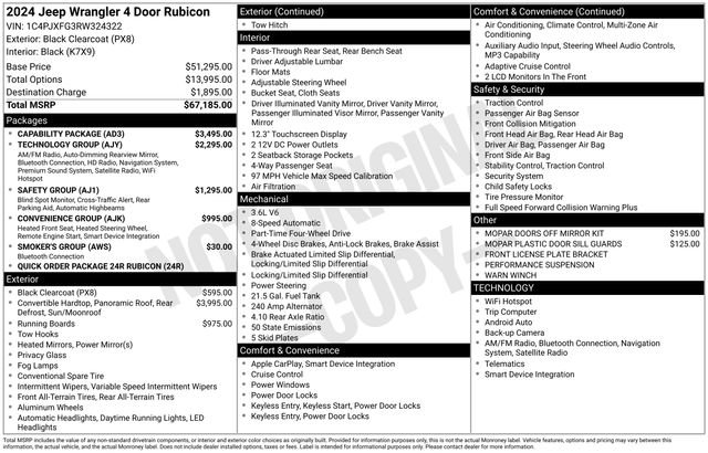 Used 2024 Jeep Wrangler Unlimited Rubicon w/ Capability Package image 2