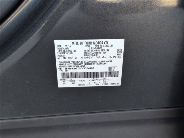 Used 2016 Ford Explorer Sport AWD/4WD image 27