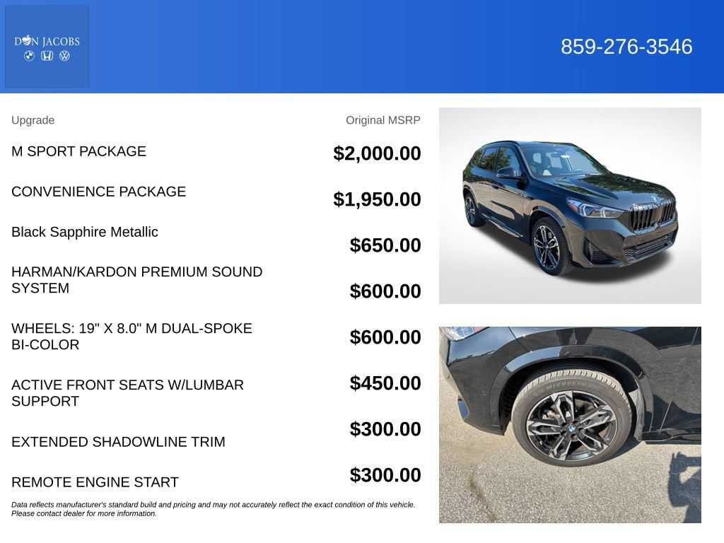 Used 2025 BMW X1 xDrive28i w/ M Sport Package AWD/4WD image 5
