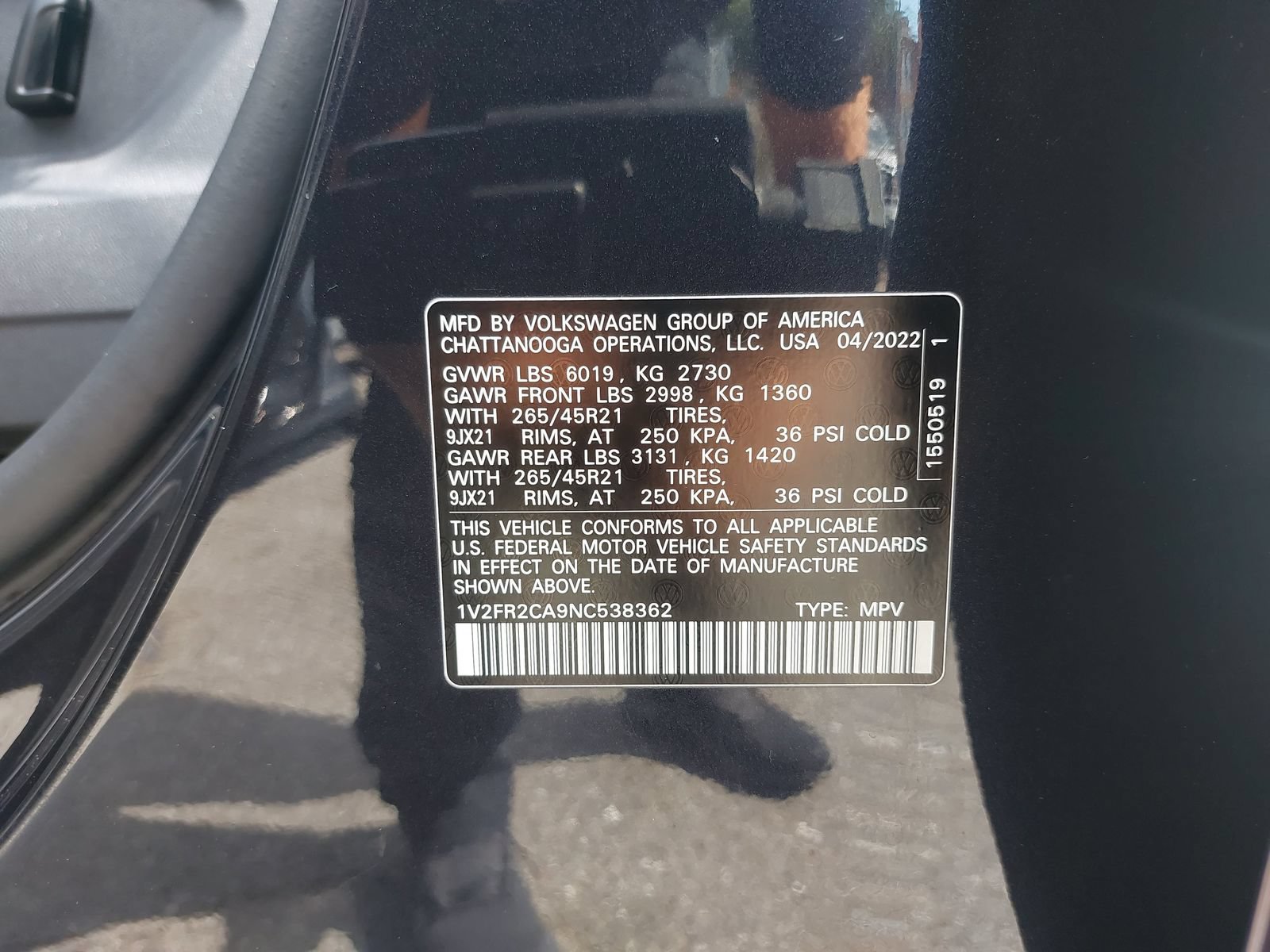 Used 2022 Volkswagen Atlas SEL Premium AWD/4WD image 41