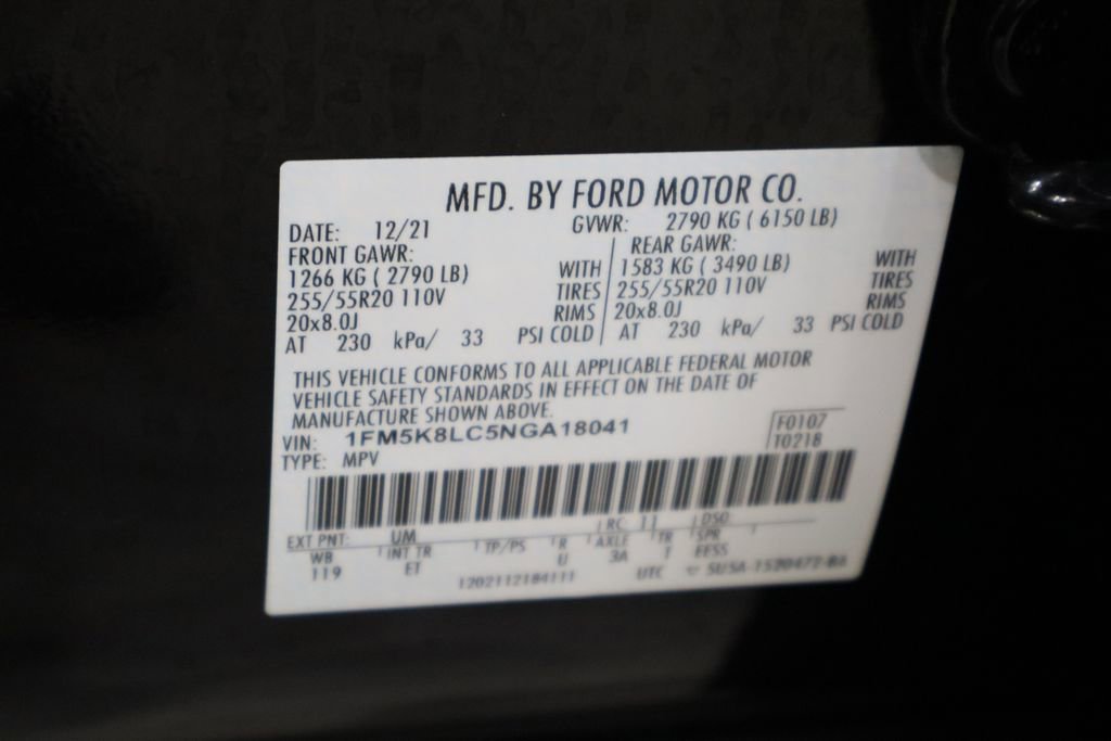 Used 2022 Ford Explorer King Ranch w/ Class IV Trailer Tow Package image 37