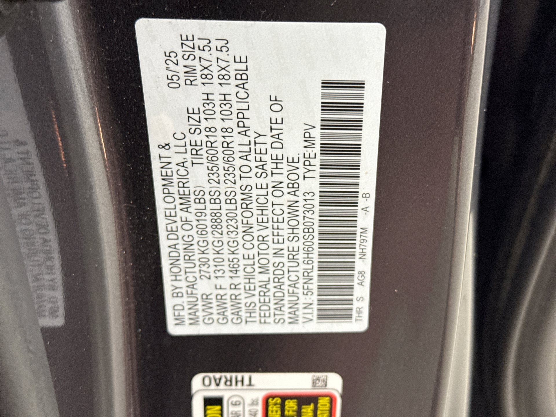 Used 2025 Honda Odyssey EX-L image 22