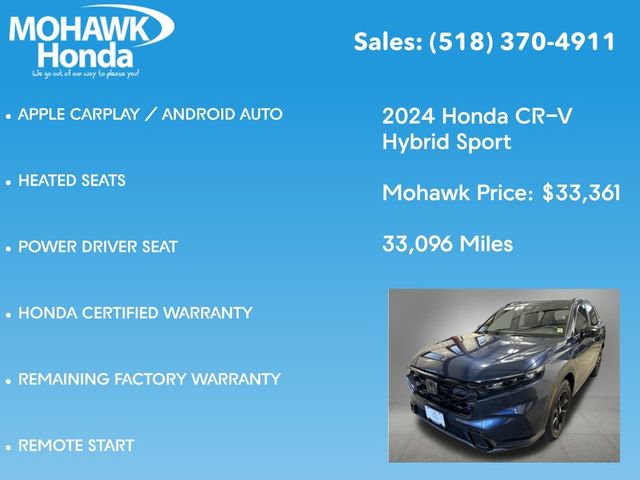Certified 2024 Honda CR-V Sport image 16