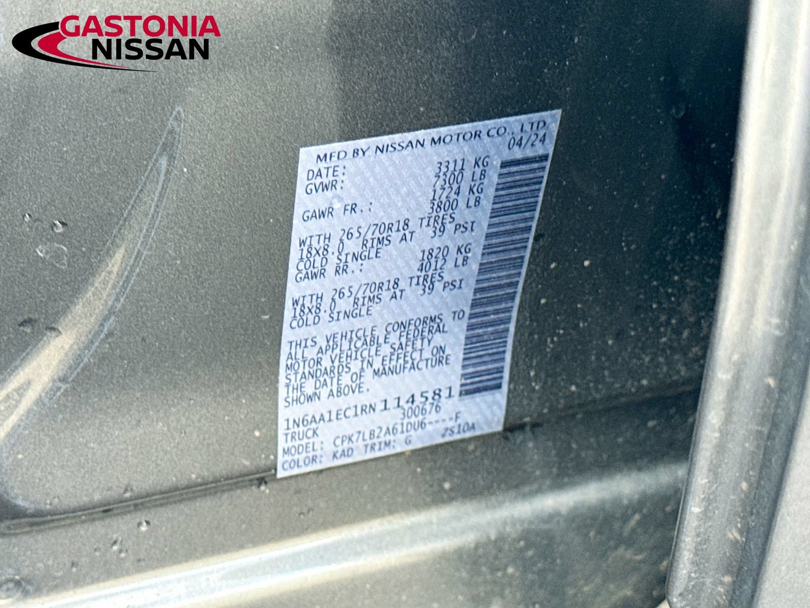 Used 2024 Nissan Titan SV w/ Accessory Utility Package AWD/4WD image 38