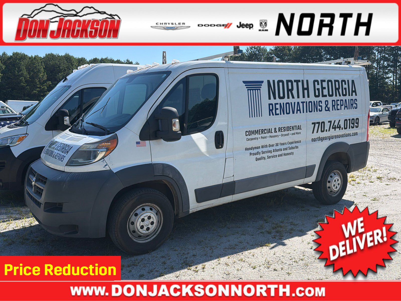 Used 2014 RAM ProMaster 1500